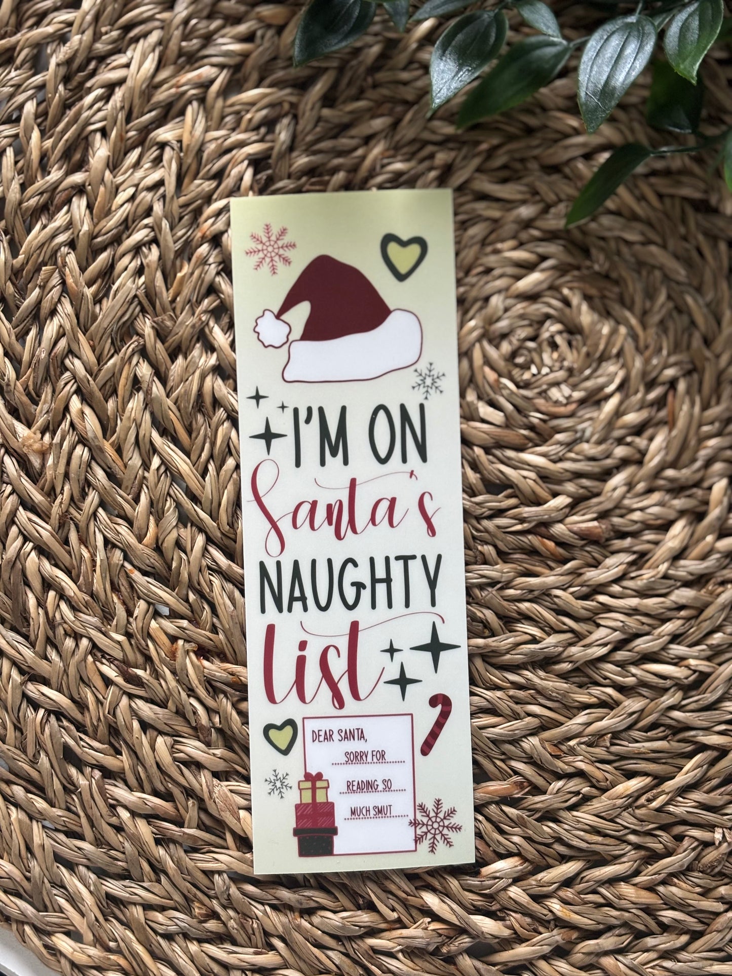 Santas Naughty List Bokmerke