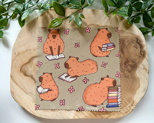 Capybara & Books - Pusseklut / Brilleklut