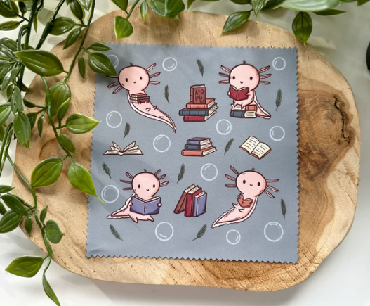 Axolotls Reading - Pusseklut / Brilleklut