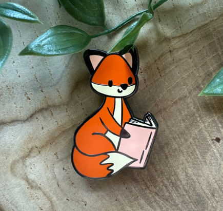 Reading Fox Enamel Pin