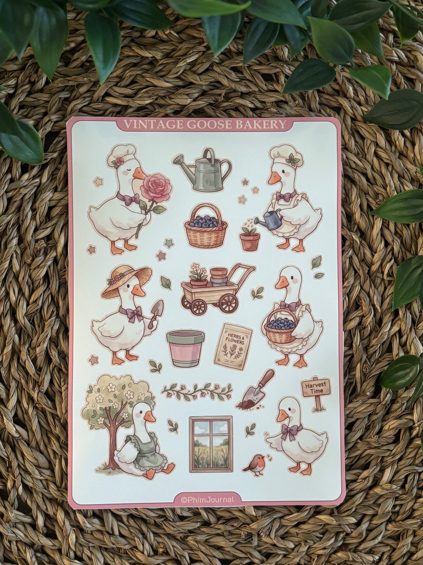 Vintage Goose Bakery Bundle - 6 Sticker Sheets