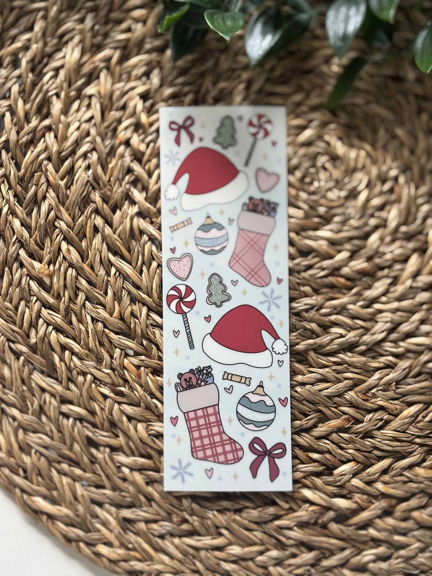 Winter Collage - Sticking -  Bokmerke