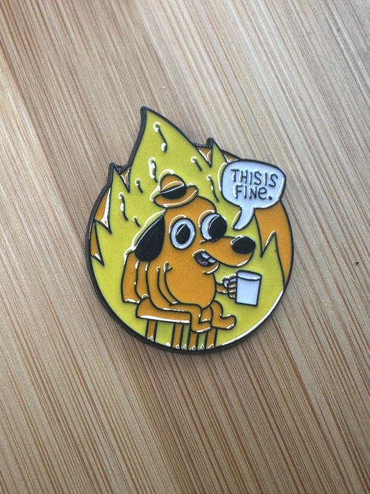 This is Fine Enamel Pin