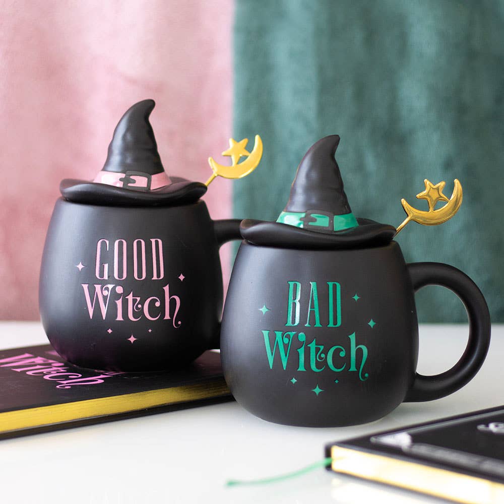 Good Witch Kopp med lokk og skje