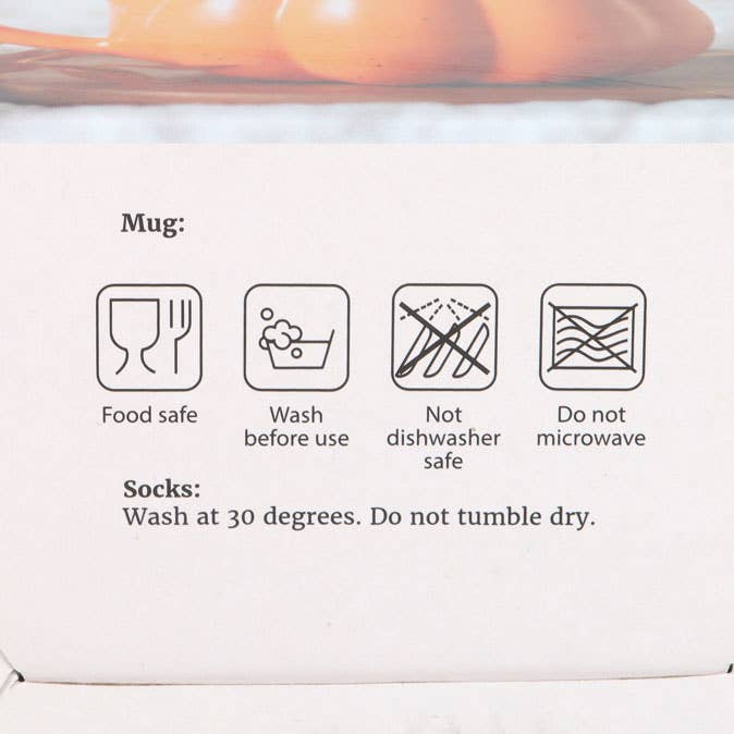 Autumn and Fall Pumpkin Kopp og kosesokk gavesett