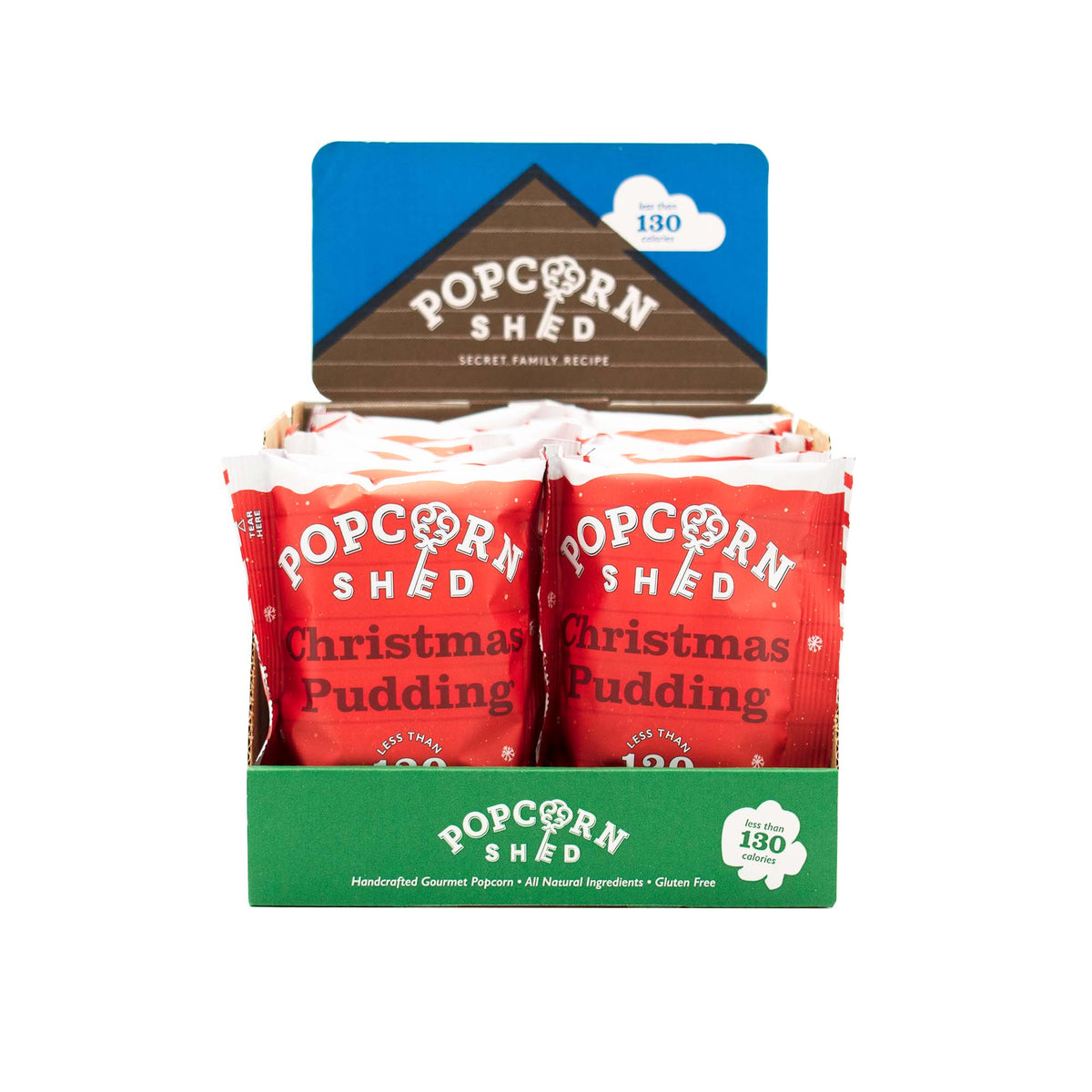 Vegan Christmas Pudding Gourmet Popcorn