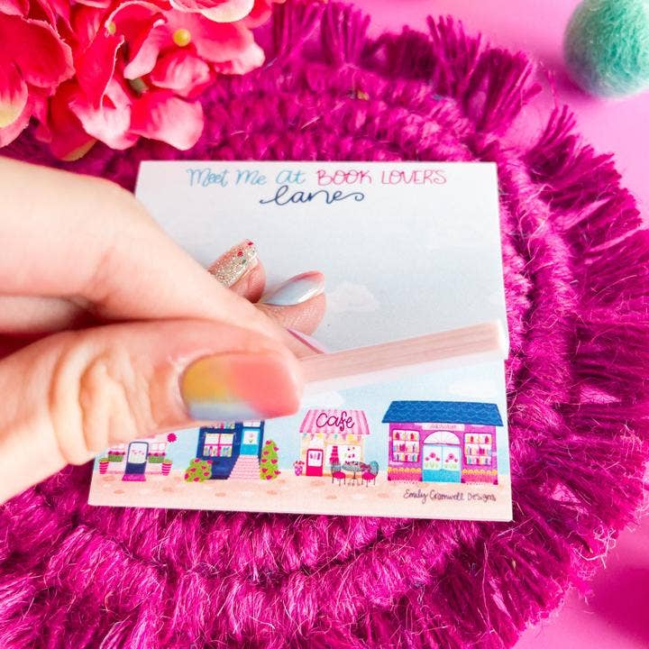 Meet Me at Book Lover's Lane Sticky Notes