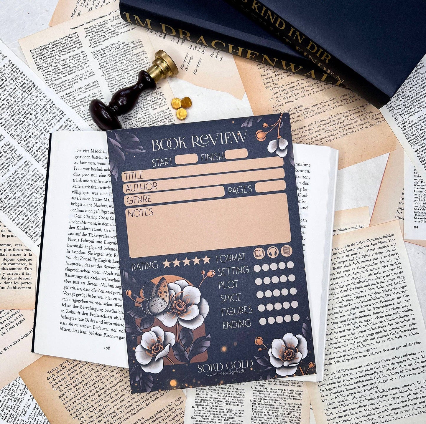 Black Book Review Notatblokk