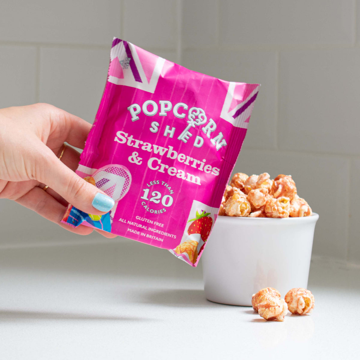 Strawberries & Cream Gourmet Popcorn