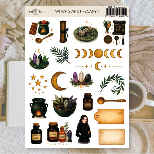 Witch's apothecary 1 Sticker Sheet