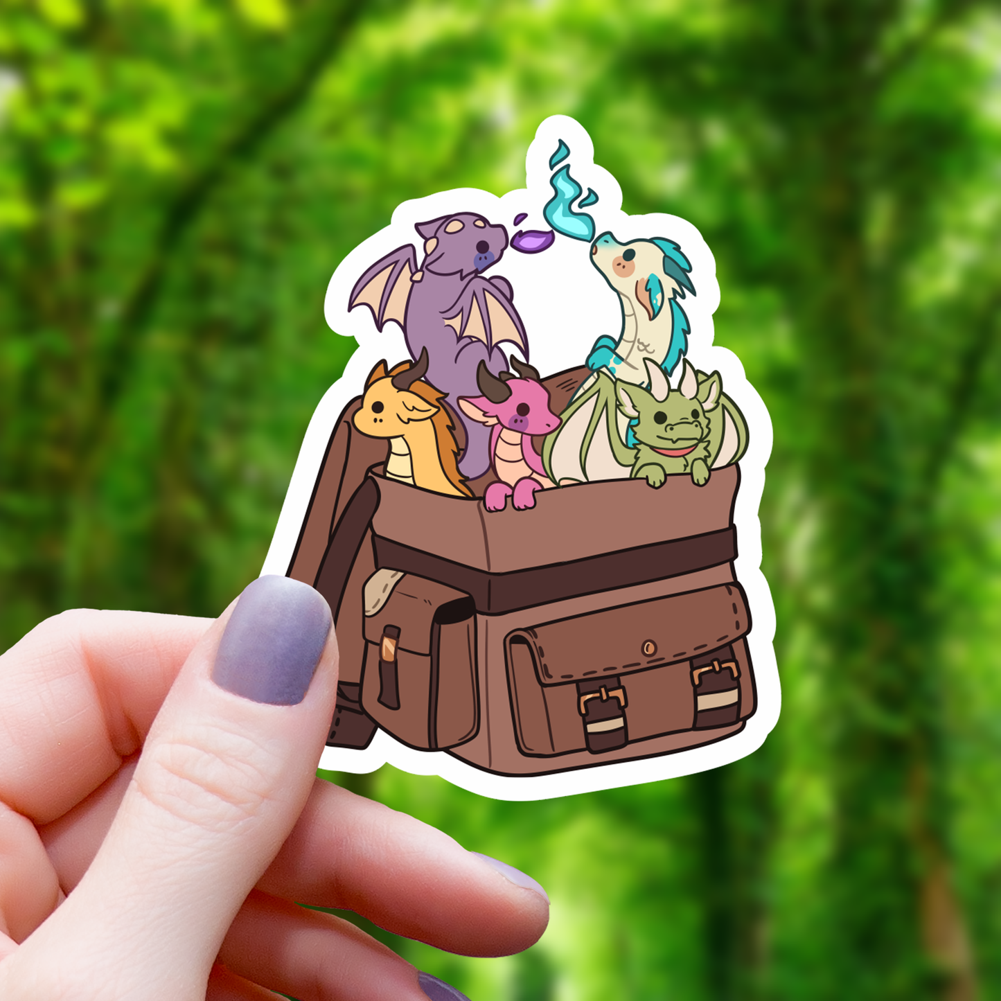 Bag Of Dragons Sticker