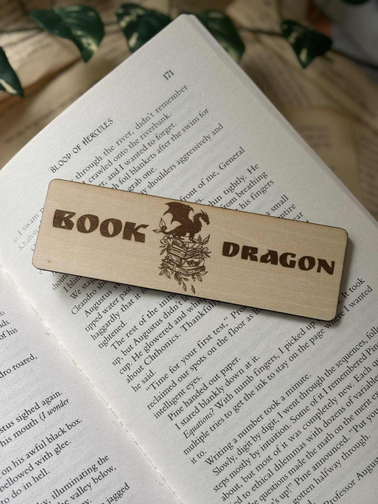 Bookdragon - Bokmerke i tre