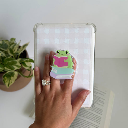 Reading Frog Kindle Grip