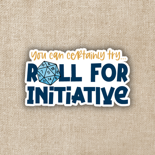 Roll for Initiative Sticker