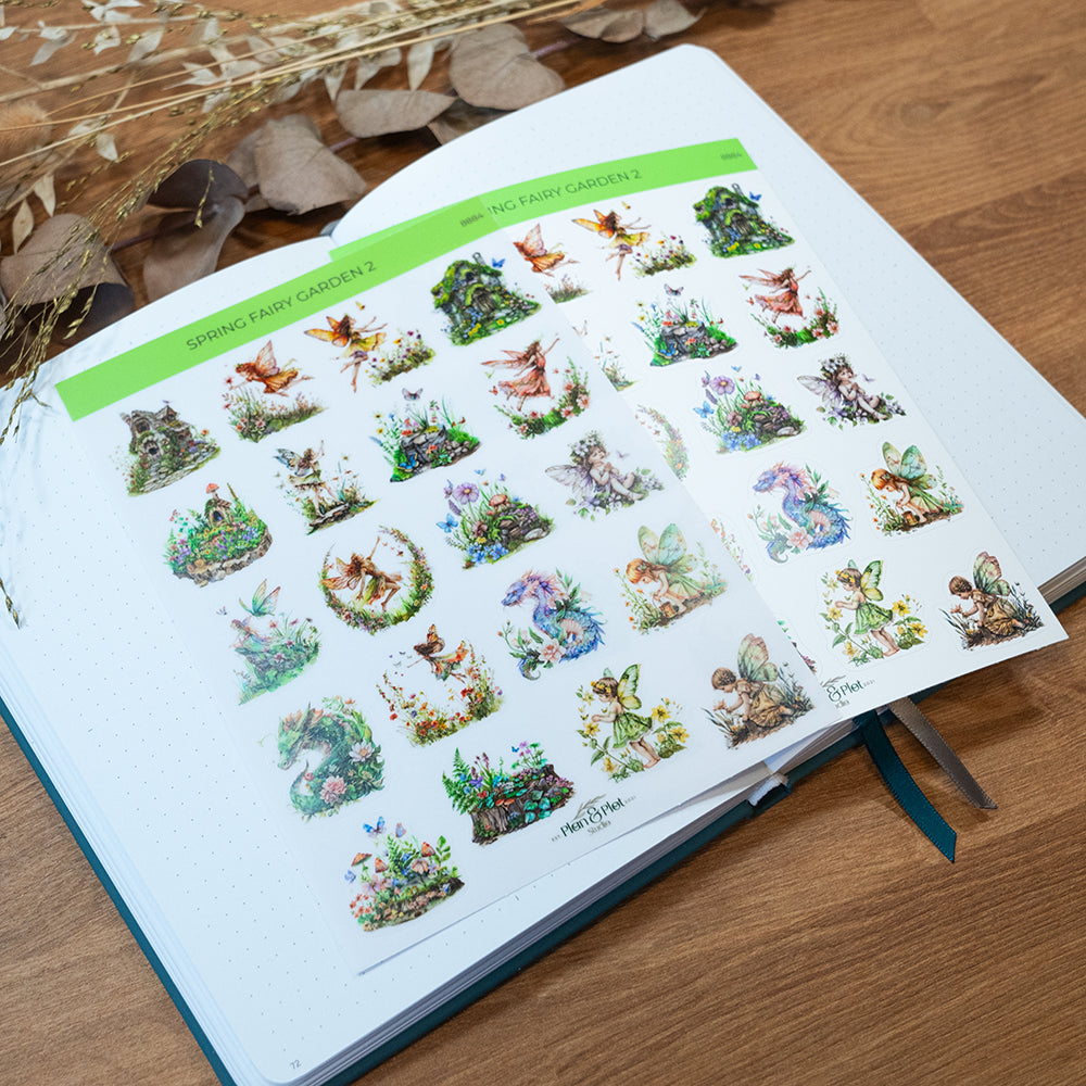 Spring fairy garden 2 Sticker sheet