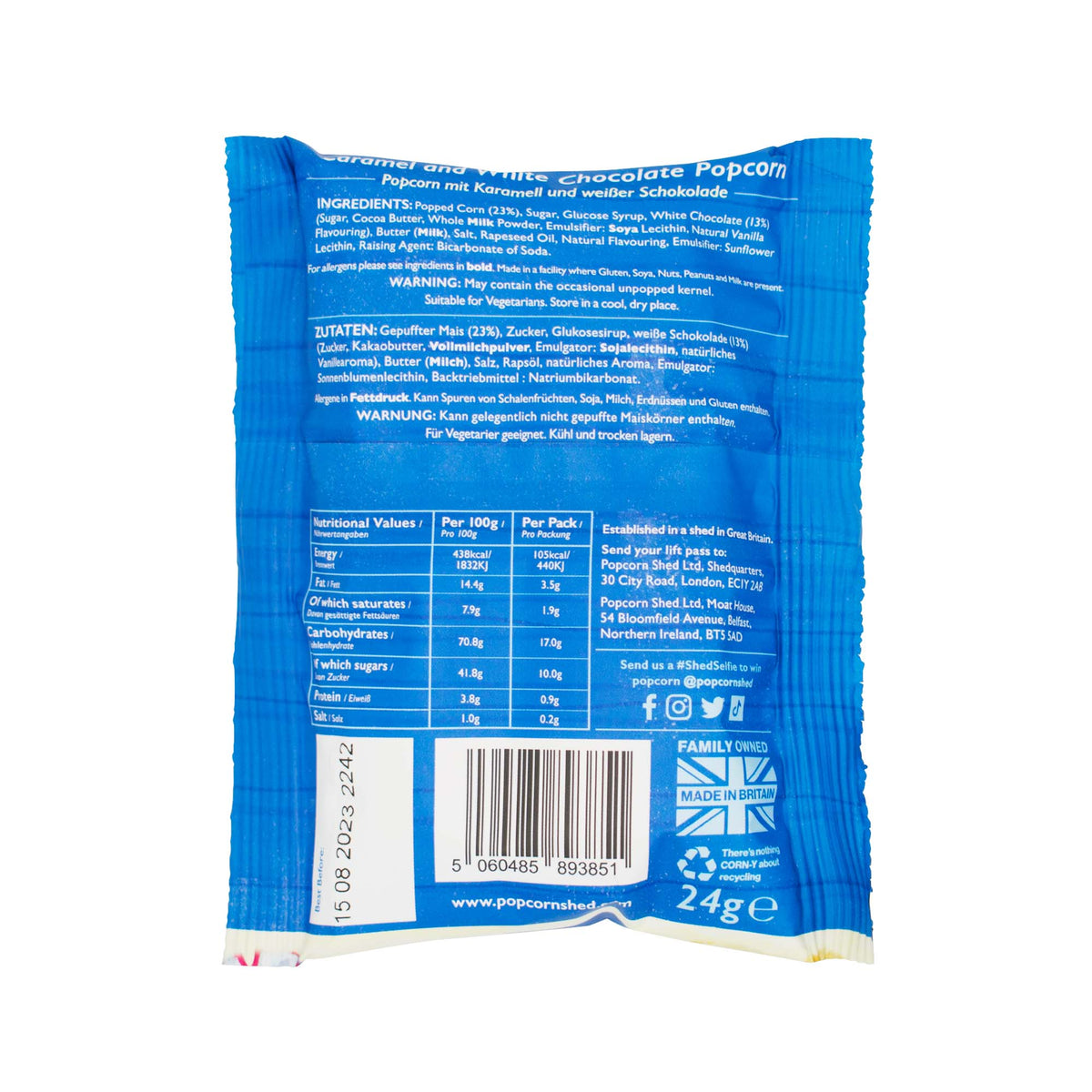 White Chocolate Gourmet Popcorn