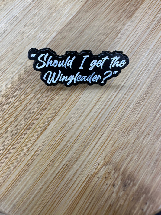 Should I Get the Wingleader?  - Fourth Wing Enamel Pin