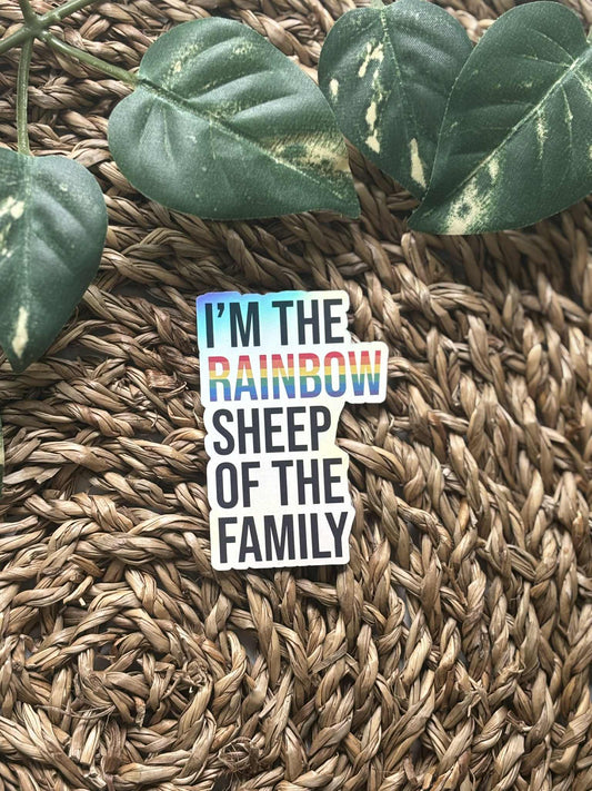 I'm the Rainbow Sheep Sticker