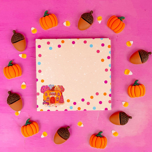 Pumpkin Library Sticky Notes