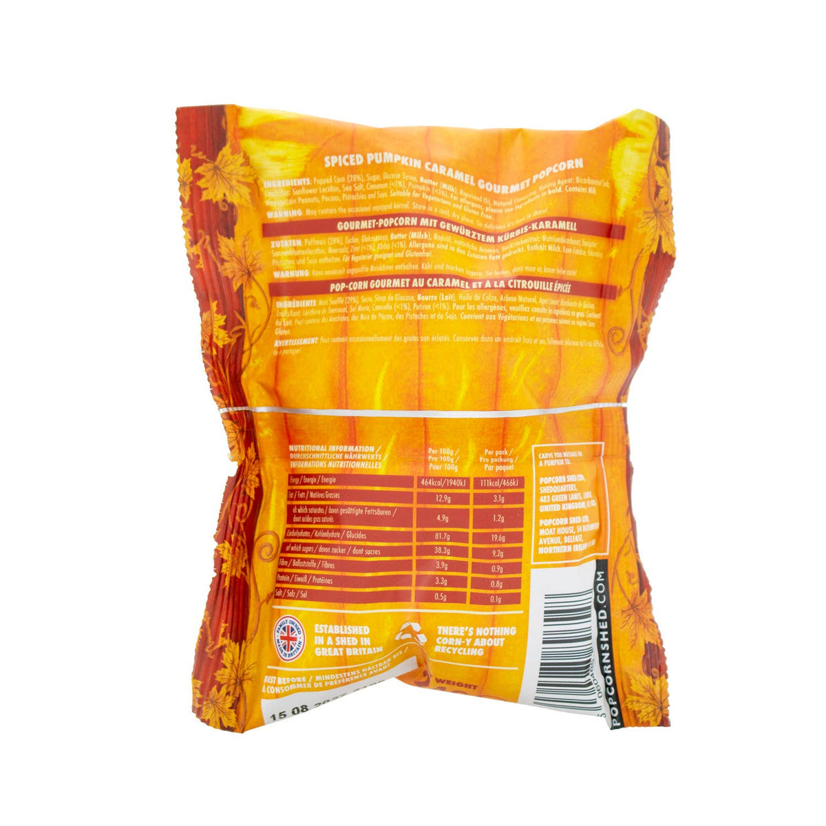 Pumpkin Spice Gourmet Popcorn