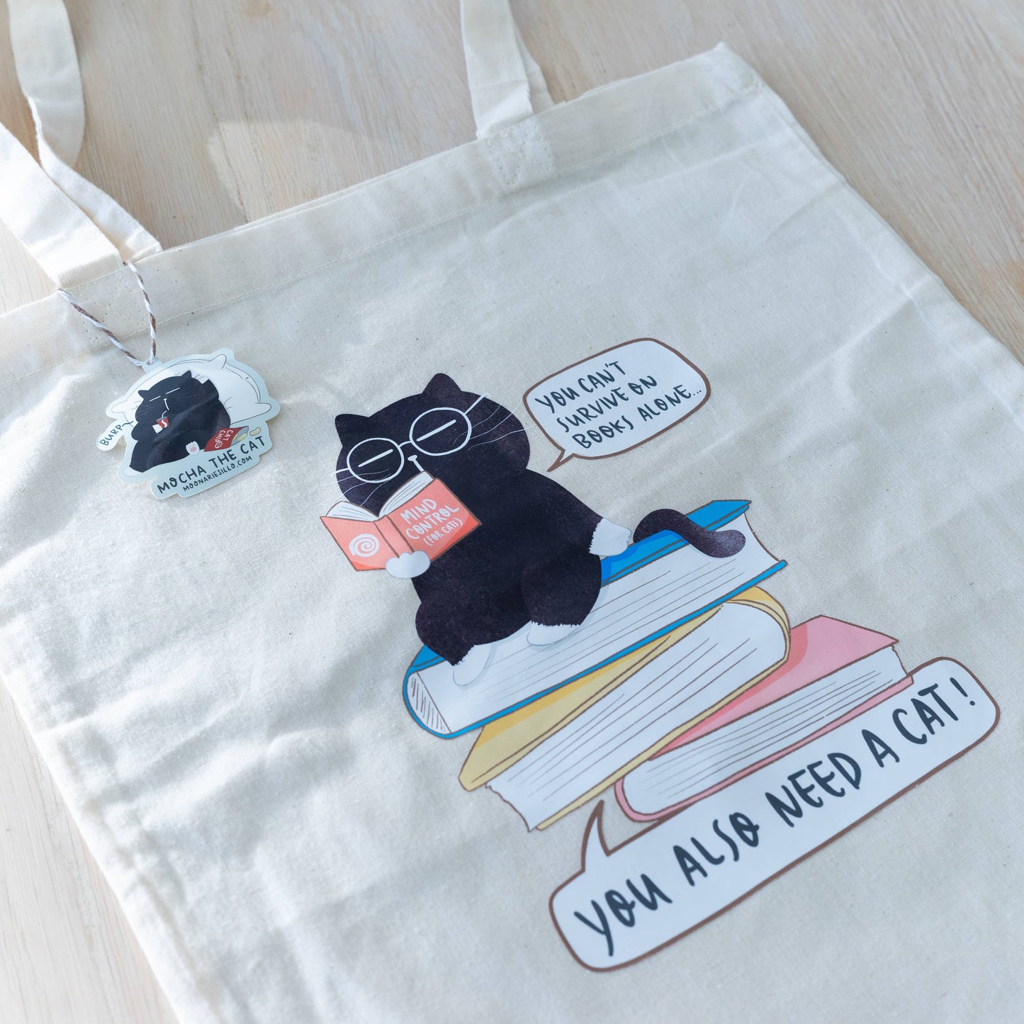 "You can't survive on books alone..." Handlenett