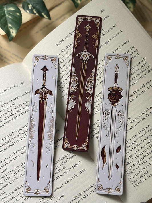 Blade & Blossom 3 stk Bokmerker