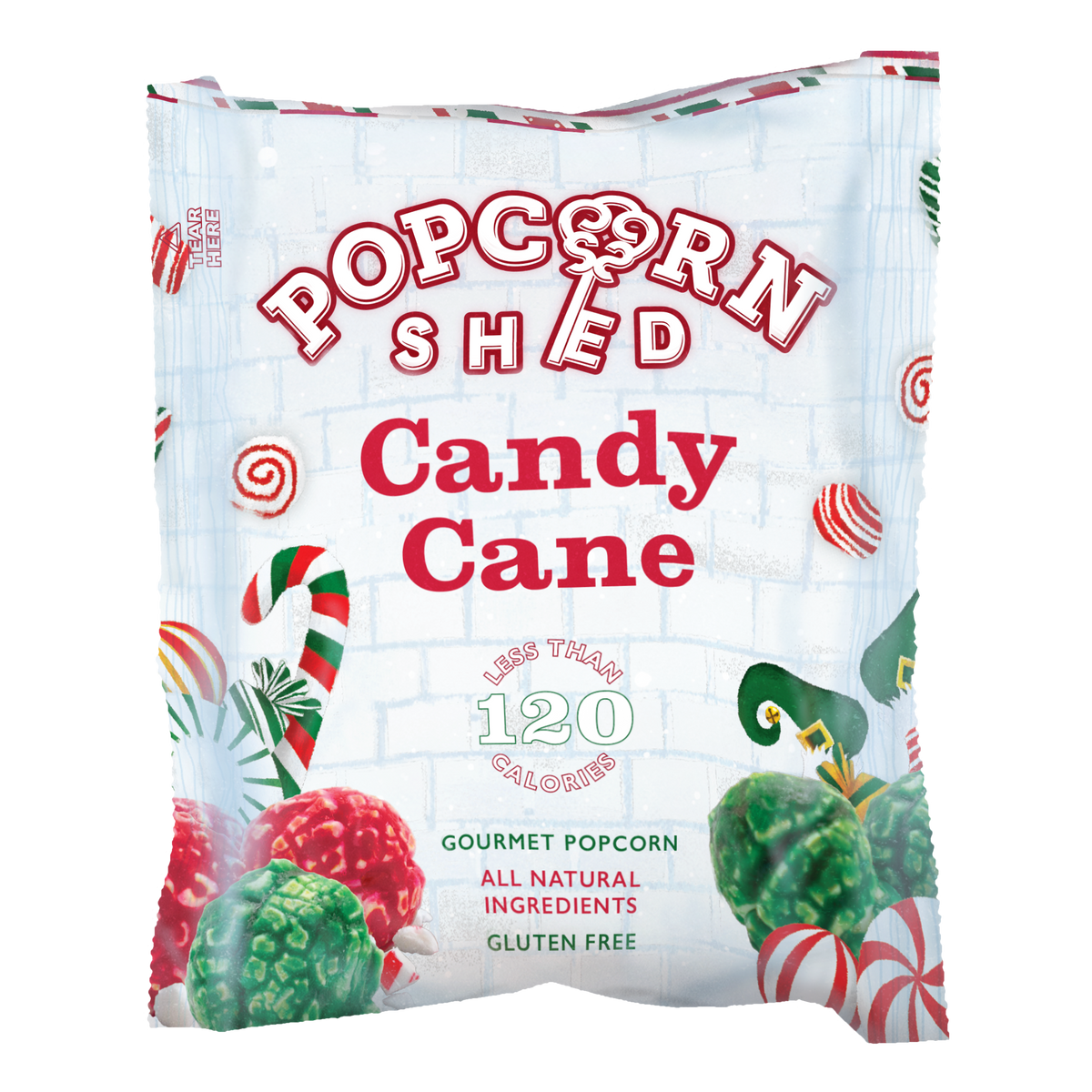 Candy Cane Gourmet Popcorn