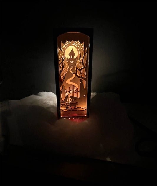 Book Nook Lighting -Dracula folklore fairytale book lover