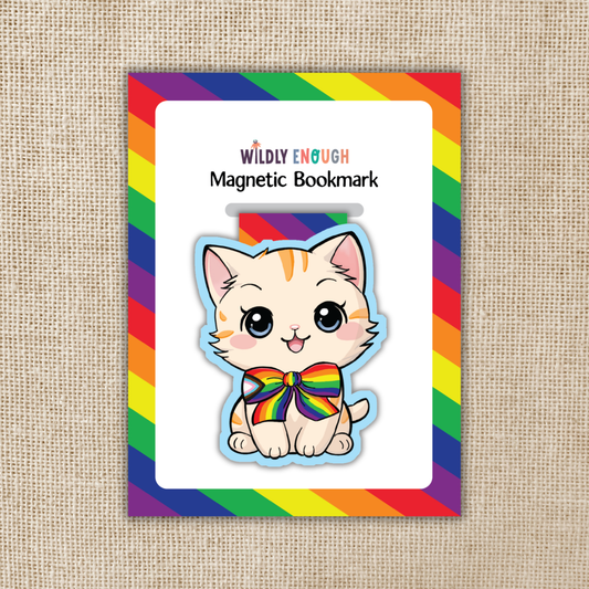 Pride KittenMagnetisk Bokmerke