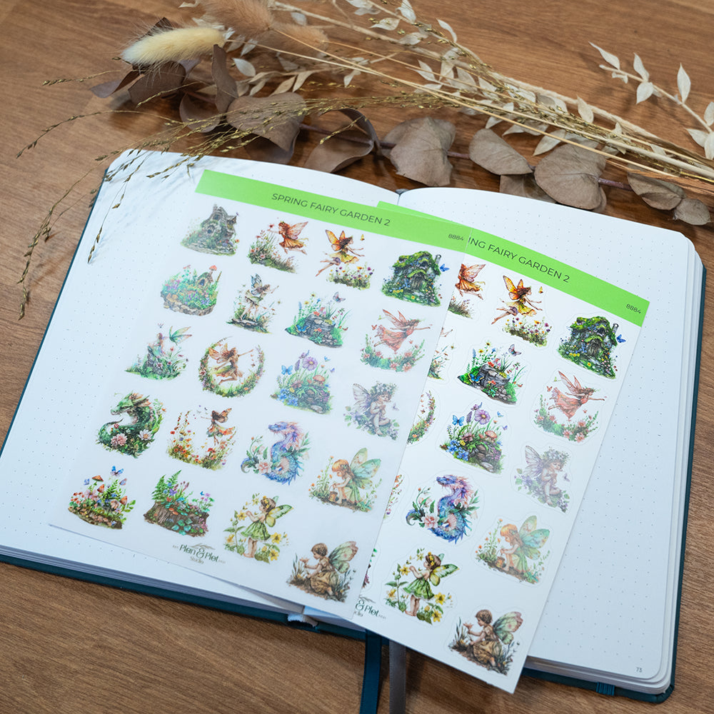 Spring fairy garden 2 Sticker sheet