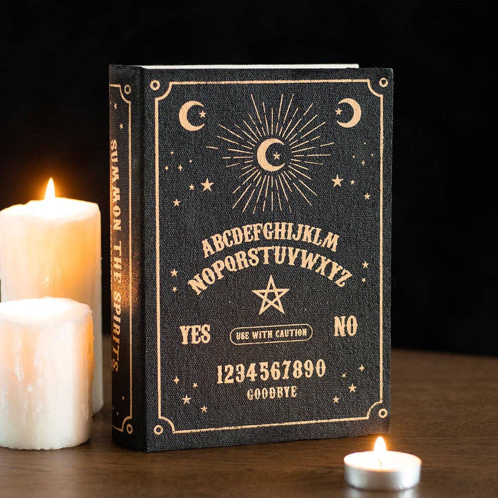 Black Gothic Ouija Board Book Oppbevaringsboks