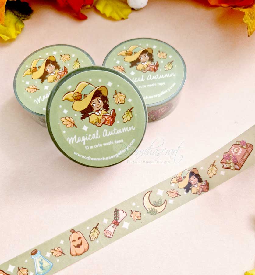 Autumn Witch Washi Tape