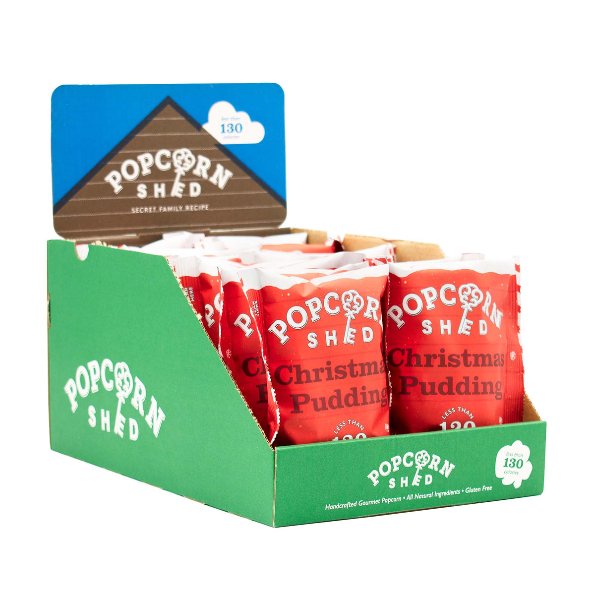 Vegan Christmas Pudding Gourmet Popcorn