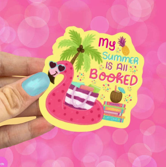 My Summer is all Booked Sticker