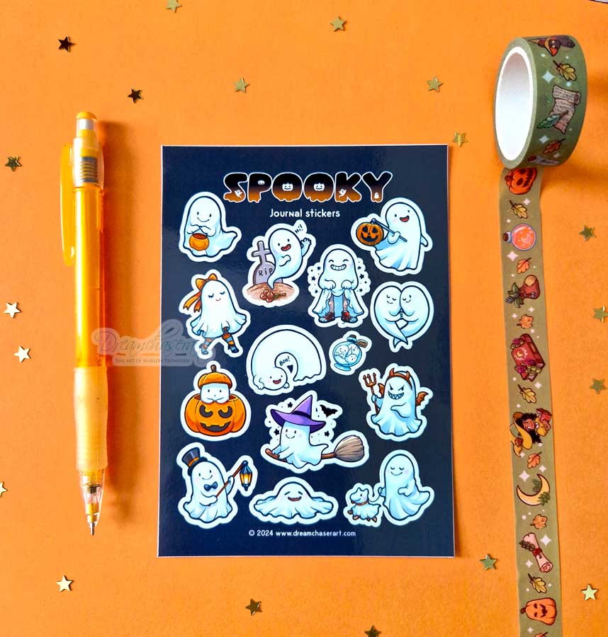 Spookies Sticker sheet