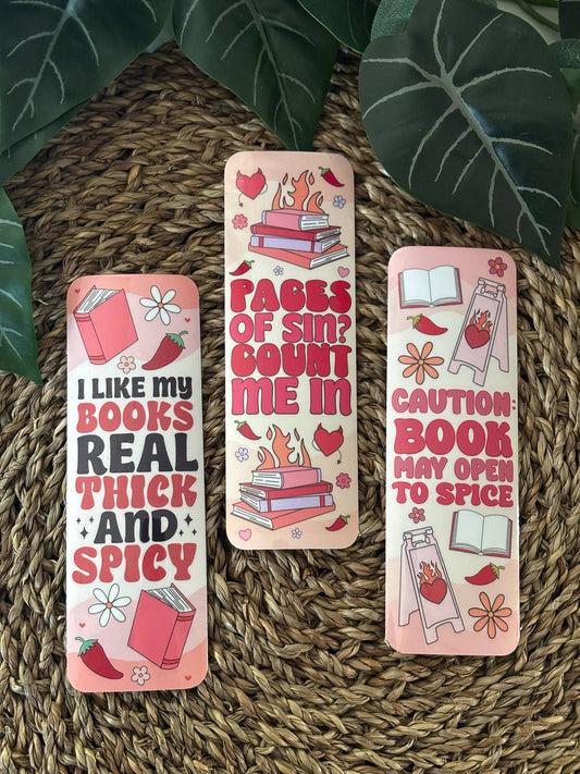 Pink Spicy Bookmark Bundle