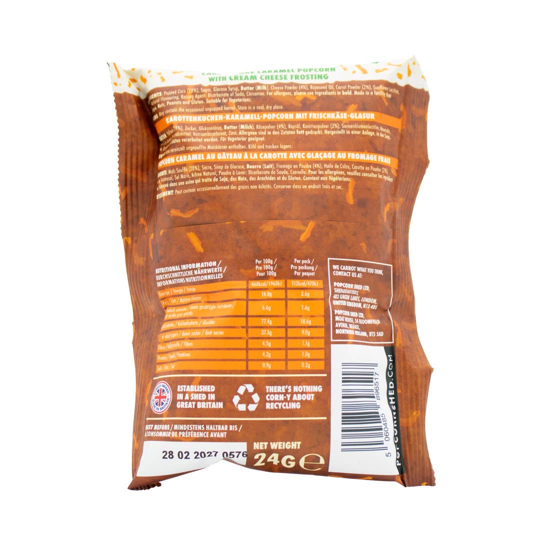 Carrot Cake Gourmet Popcorn