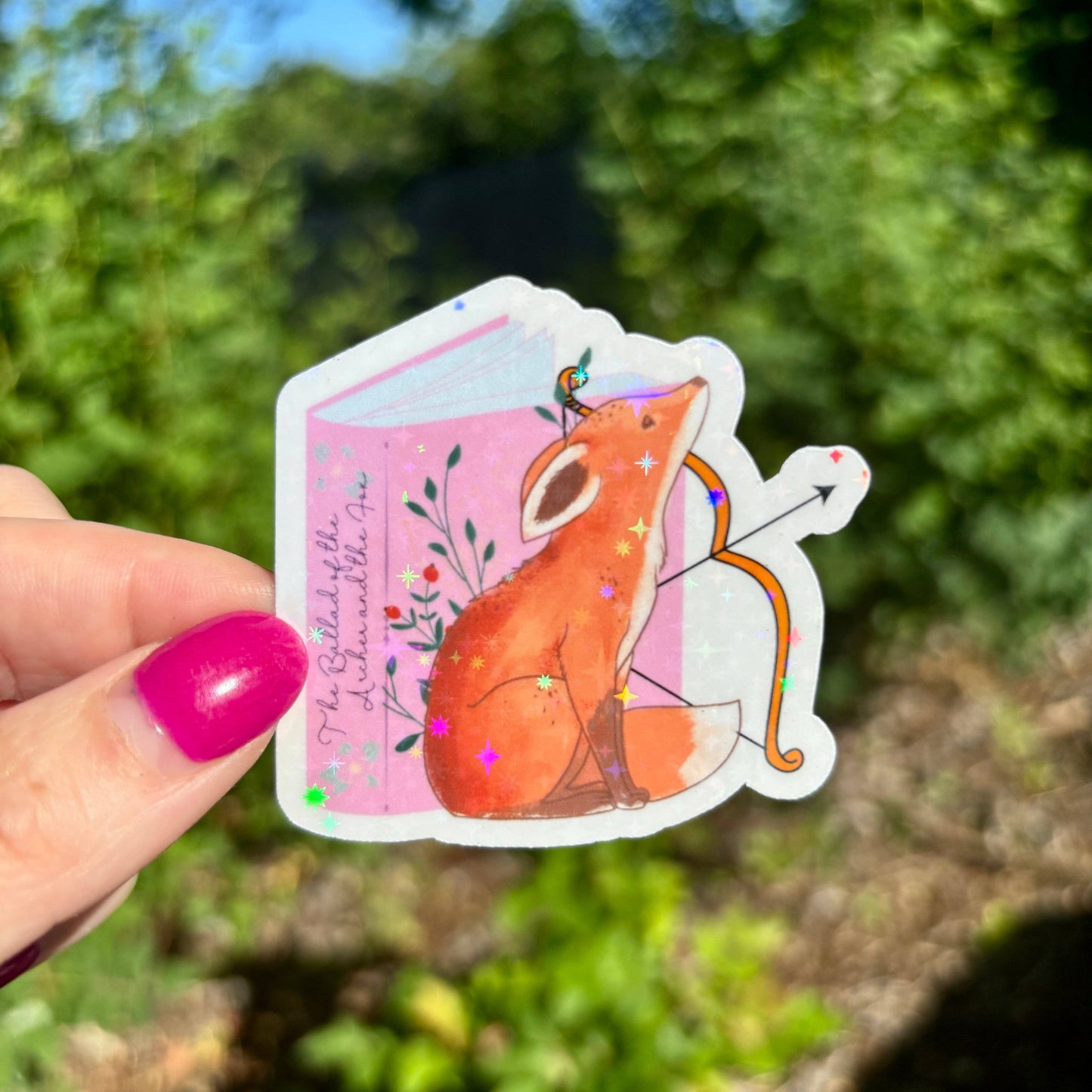 Once Upon a Broken Heart A Ballad of the Archer and the Fox Sticker