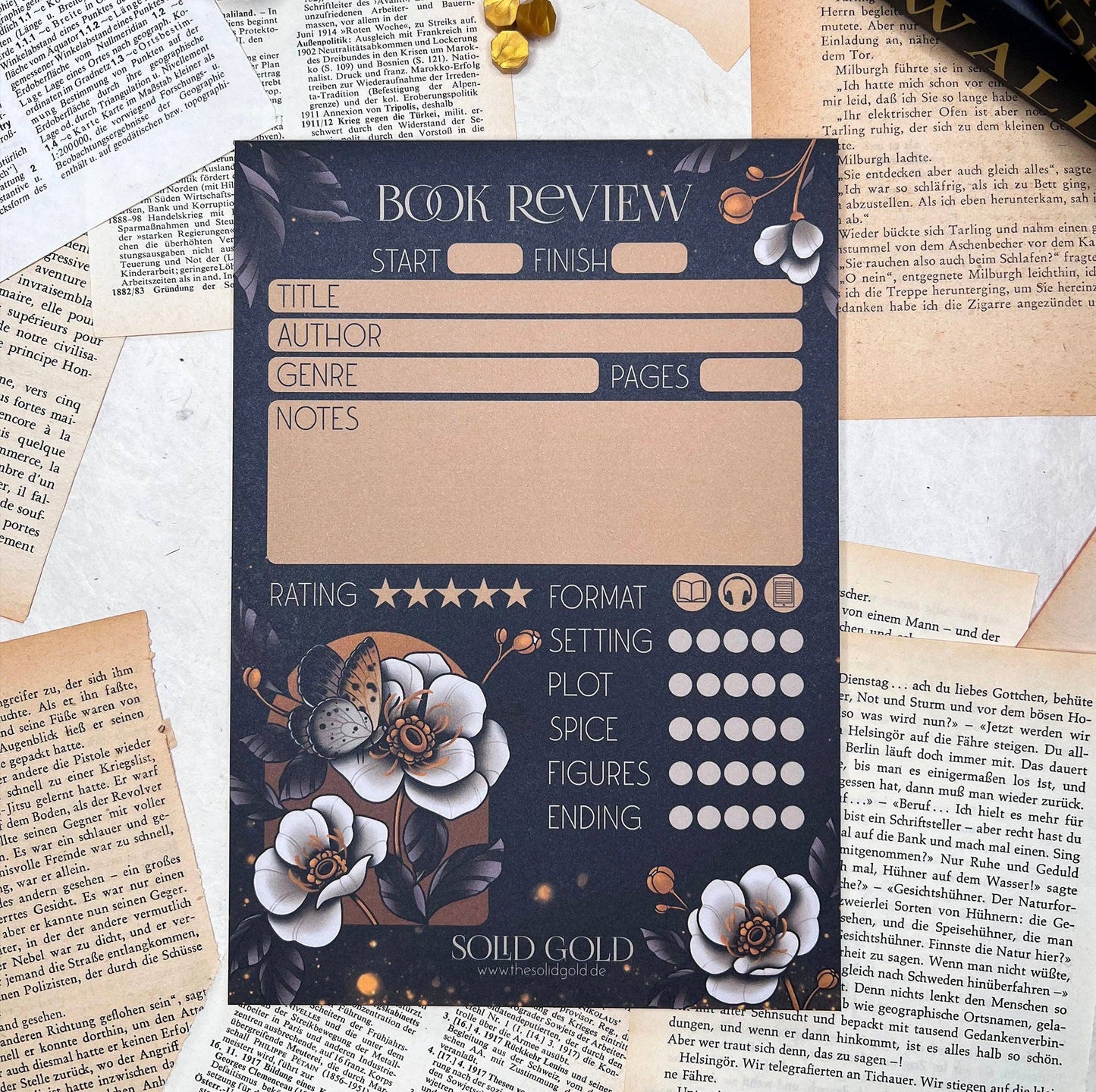 Black Book Review Notatblokk