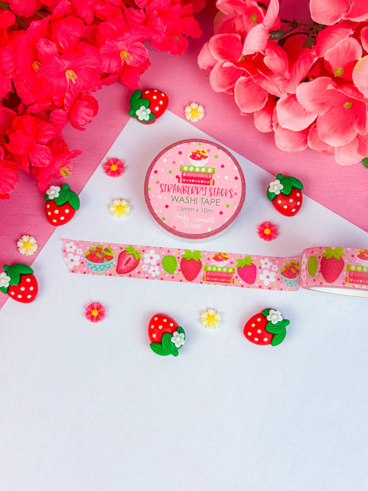 Strawberry Stacks Washi Tape
