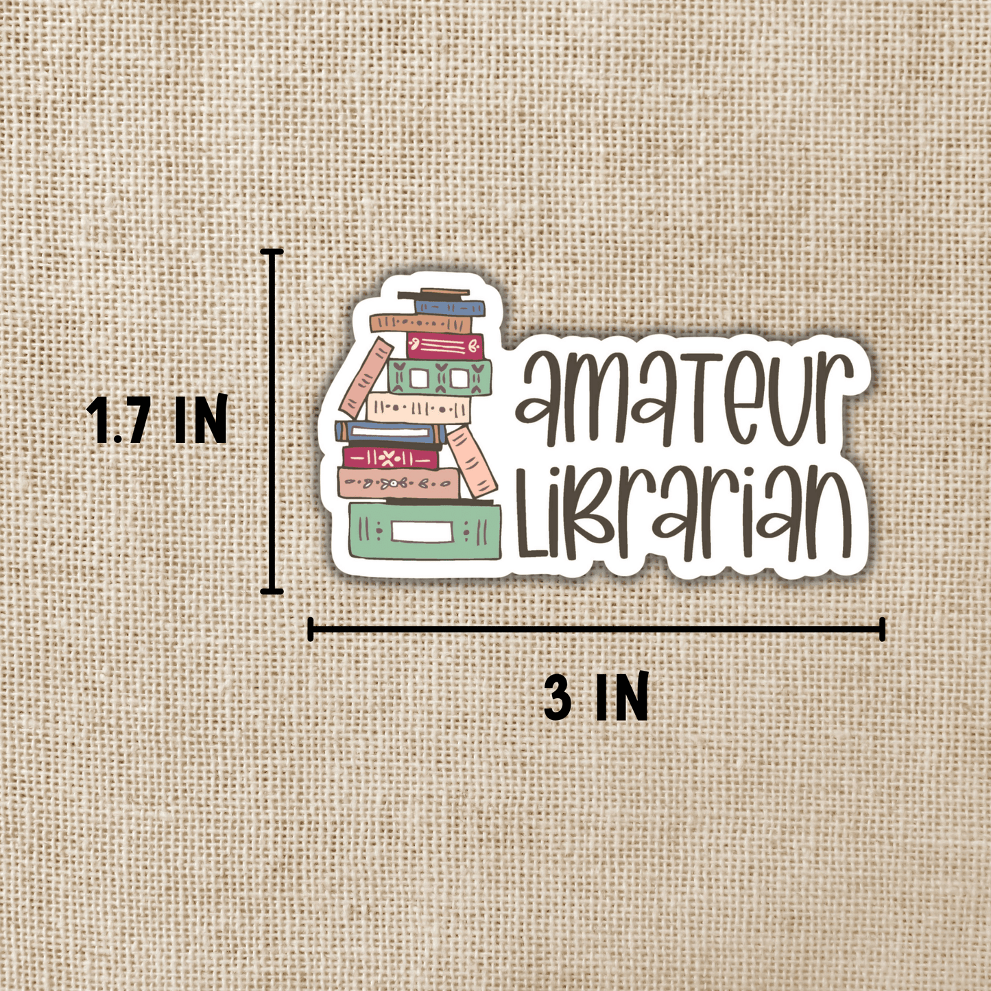 Amateur Librarian Sticker