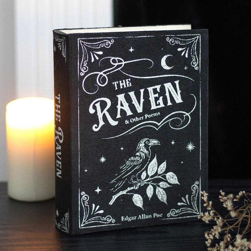 The Raven Book Shaped Oppbevaringsboks