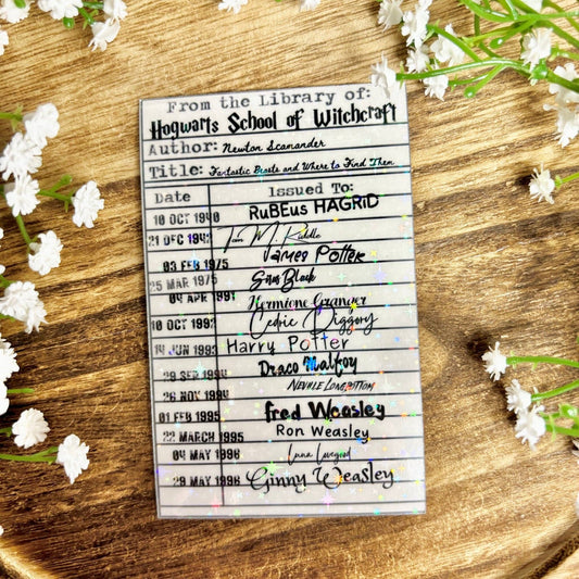 Borrow Card Magic School Bokmerke