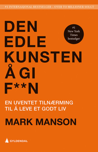 Den edle kunsten å gi f**n - Mark Manson (Pre-Loved)