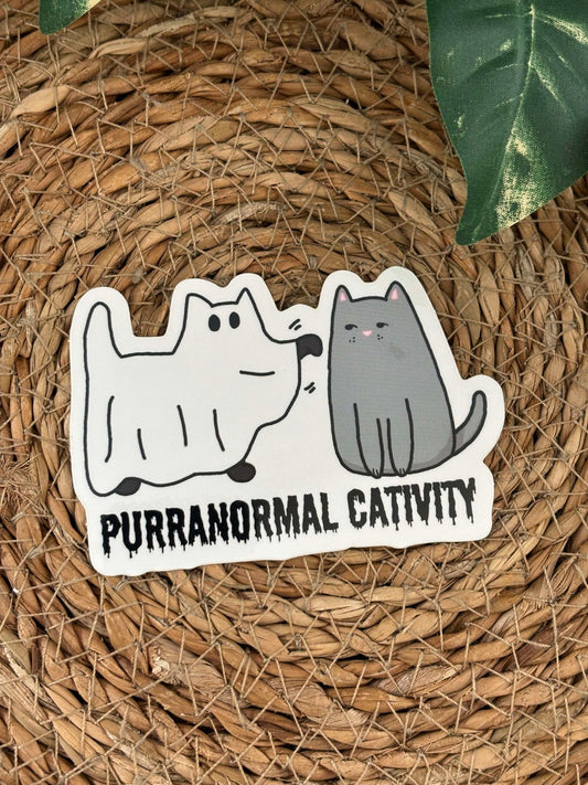 Purranormal Cativity Sticker