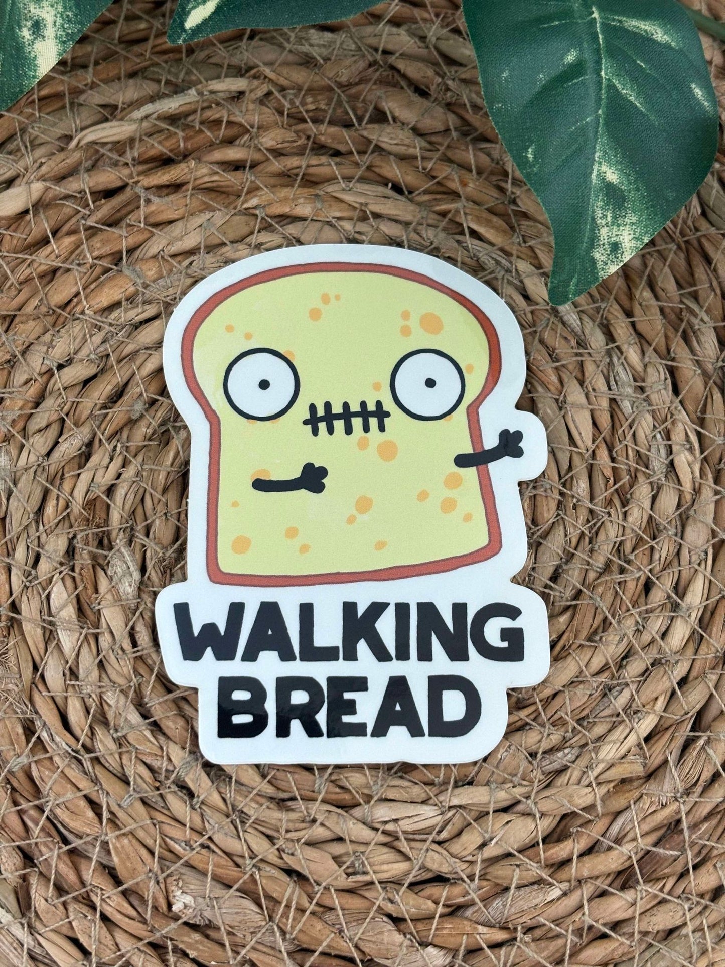 Walking Bread Sticker