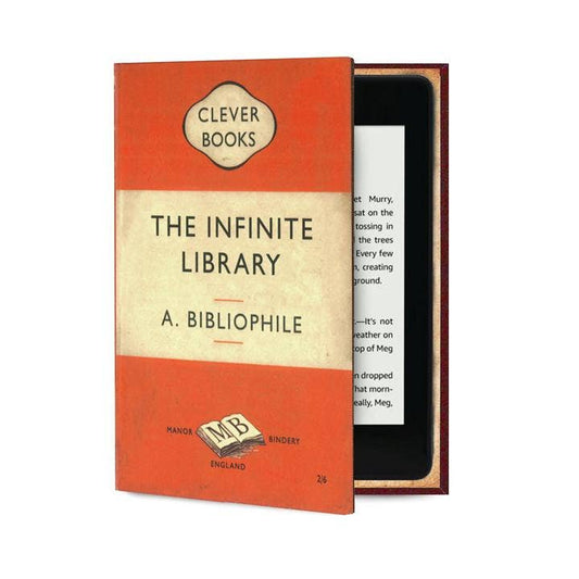 The Infinite Library - Cover til Lesebrett & Kindle